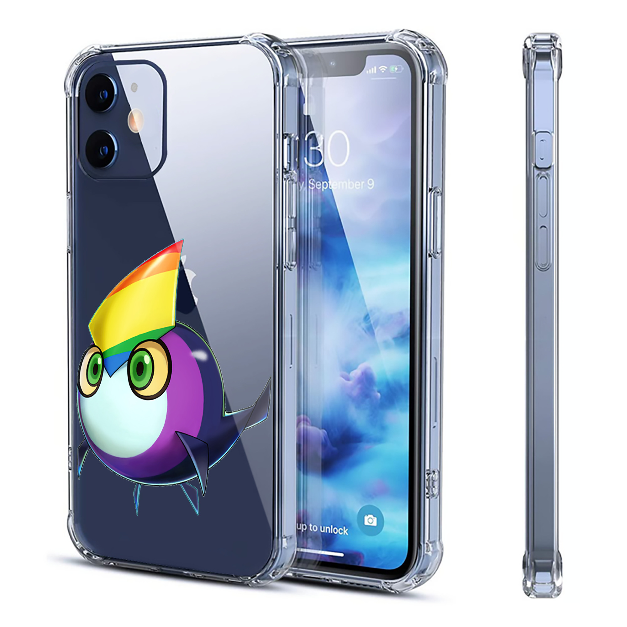 （画像用） 遊☆戯☆王 Yu-Gi-Oh! 【iPhone 12シリーズ対応】透明スマホケース（クリアソフトケース）